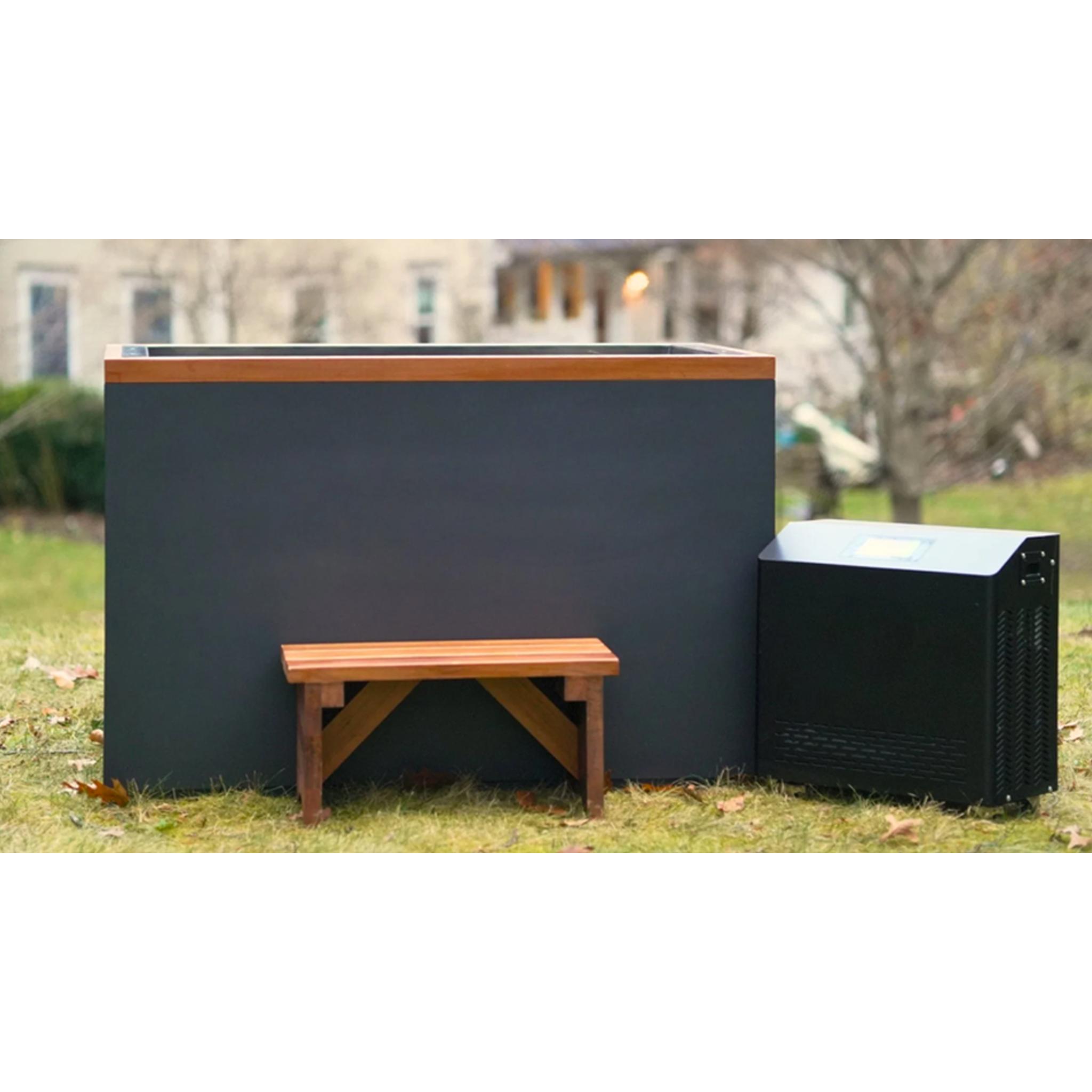 Dynamic Cold Therapy Stainless Steel Cuboid Plunge