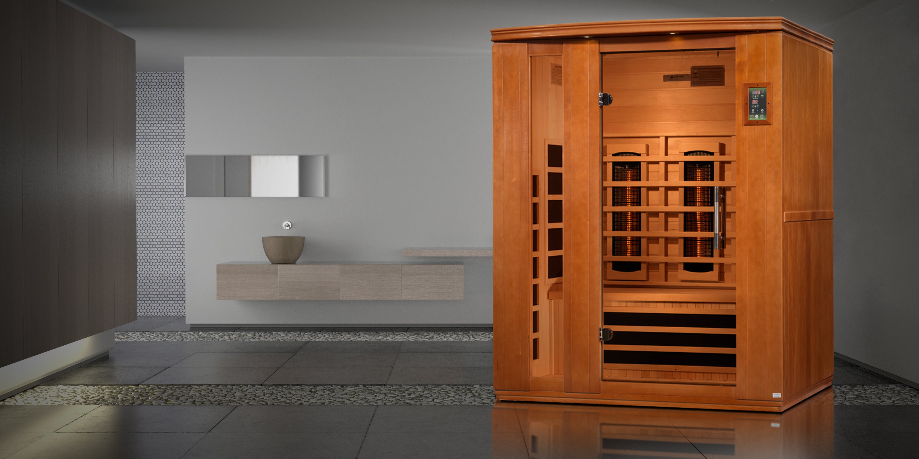 Dynamic Lugano 3-Person Full Spectrum Far Infrared Sauna (Near Zero EMF)