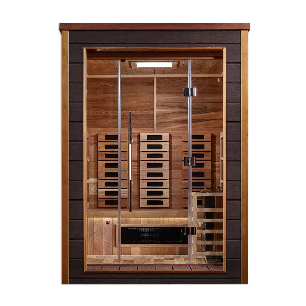Golden Designs Nora 2 Person Hybrid Indoor/Outdoor Sauna