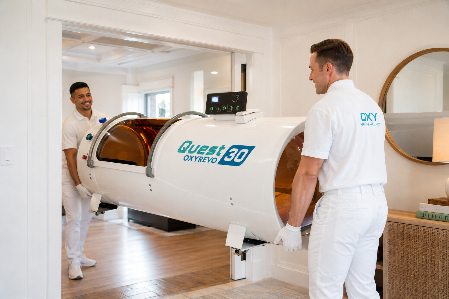 OxyRevo Quest30 1.5 to 2.0 ATA Hard Hyperbaric Chamber