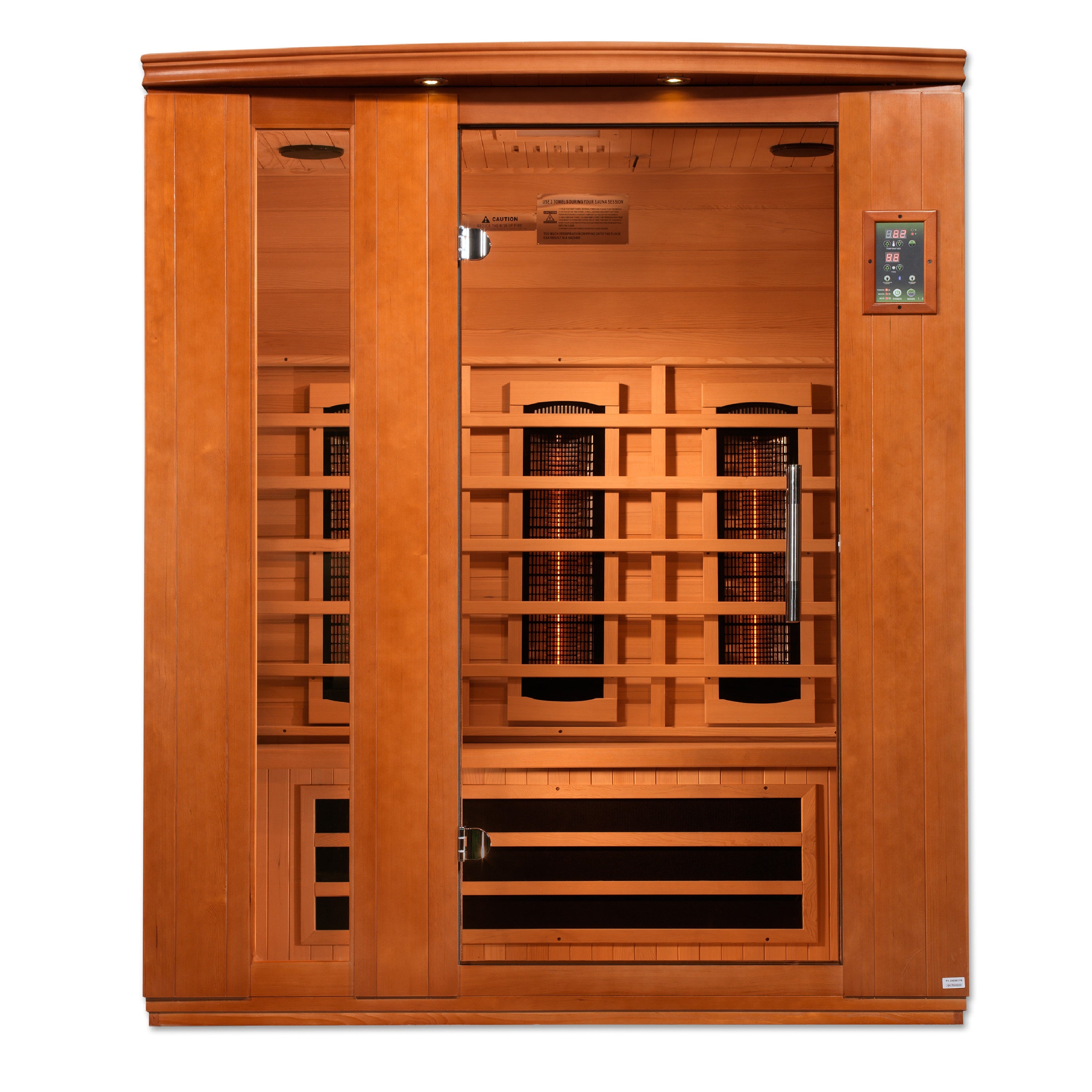 Dynamic Lugano 3-Person Full Spectrum Far Infrared Sauna (Near Zero EMF)