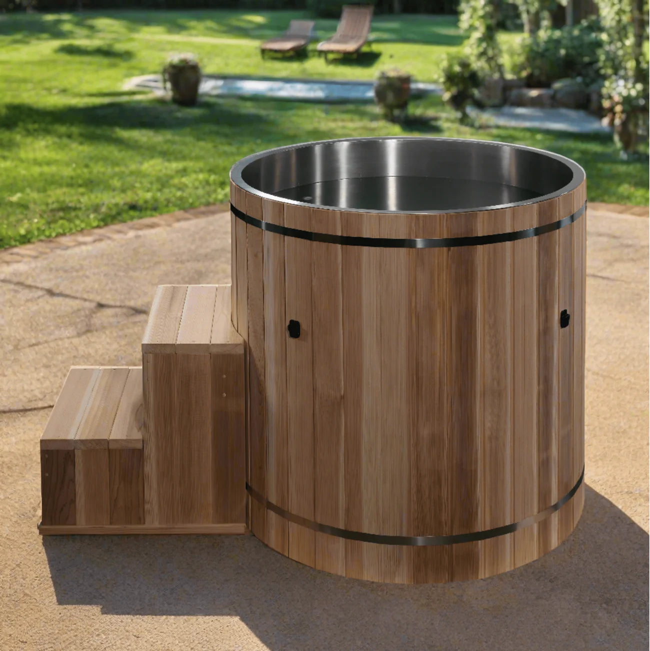 Dynamic Cold Therapy Barrel 304 Stainless Steel Cold Plunge