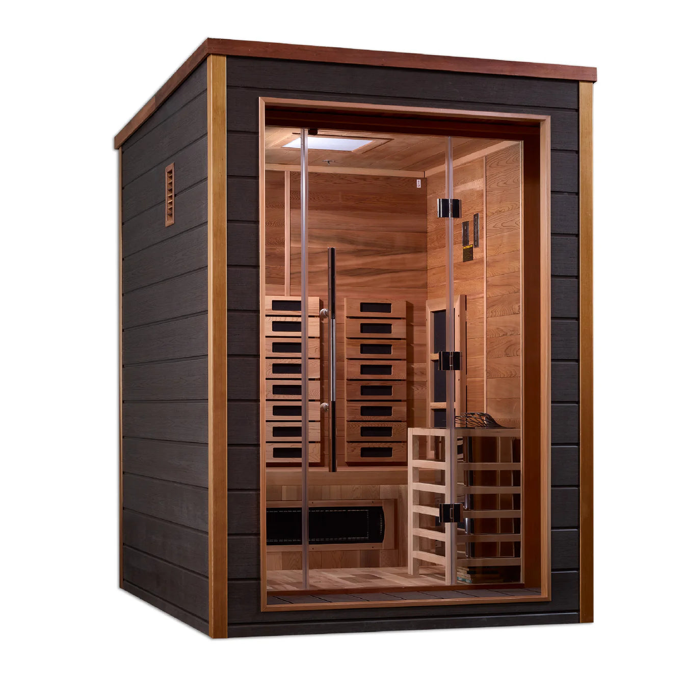 Golden Designs Nora 2 Person Hybrid Indoor/Outdoor Sauna