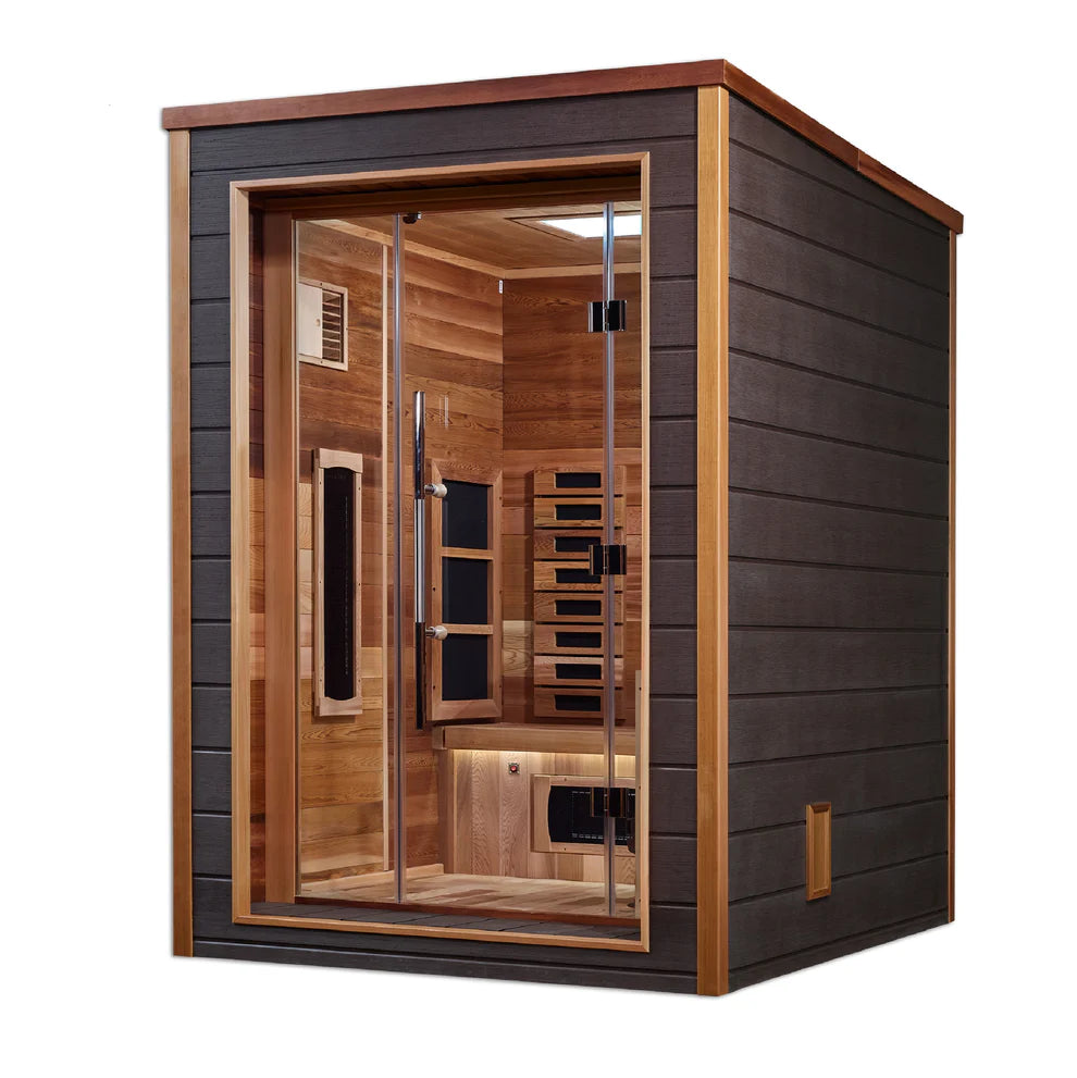 Golden Designs Nora 2 Person Hybrid Indoor/Outdoor Sauna